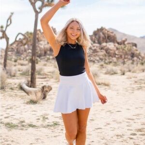 The Southern Shirt Company Lilac Mini Skater Skirt